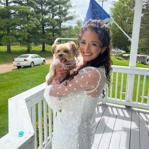 Bridal robe and slip